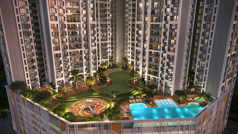 Leisure Deck at Dosti Wagle 604